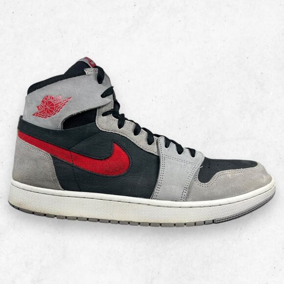 Air Jordan 1 Zoom Comfort 2 High Cement Fire Red‎ Men's Size 13 US DV1307-060